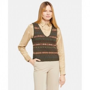 랄프로렌 폴로 폴로니트베스트 니트조끼 울 스웨터 모스 211910465 162746