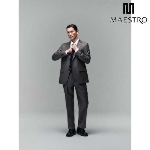 마에스트로 화이트 베이직 레귤러 핏 드레스 셔츠 MASH5E011WT_이미지