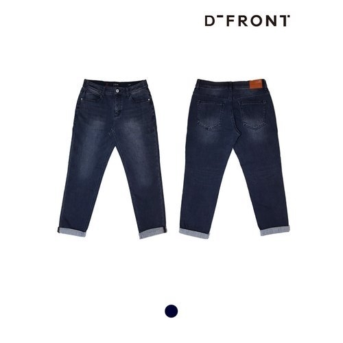 겟유즈드 디프론트 남 기모D톤 워싱 부분밴딩 온부 테이퍼드 데님 FDOWDPT101M_이미지