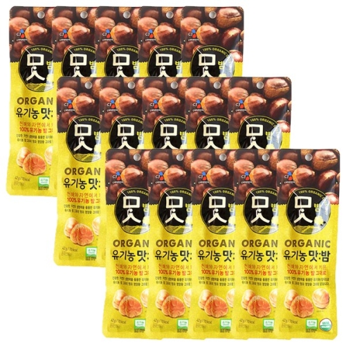 CJ제일제당 유기농 맛밤 42g (15개)_이미지