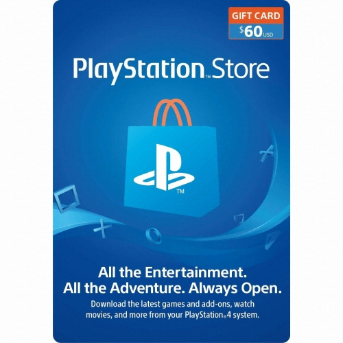 SIE PSN 플레이스테이션 스토어 카드 북미 (60달러)