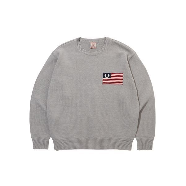 Ʈ�縱���� OLD GLORY SWEATER_GREY TRA3SWU101GGR 3051393