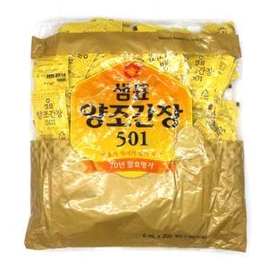 샘표 양조간장 501 6ml (2000개)_이미지