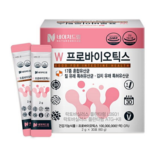 네이처드림 W 프로바이오틱스 제품 사진