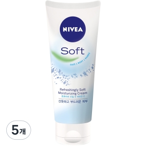 소프트 리프레싱 모이스처라이징 바디크림 75ml 5개