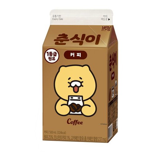 GS리테일 유어스 춘식이 커피우유 500ml