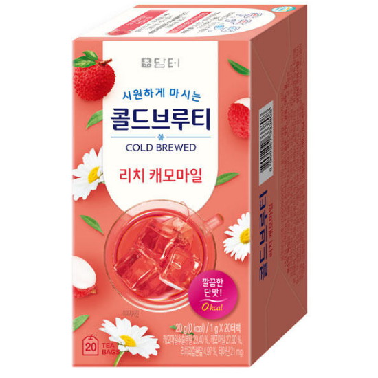 담터 콜드브루티 리치 캐모마일 20T이미지입니다. 누르면 해당 게시물로 새창이동합니다.