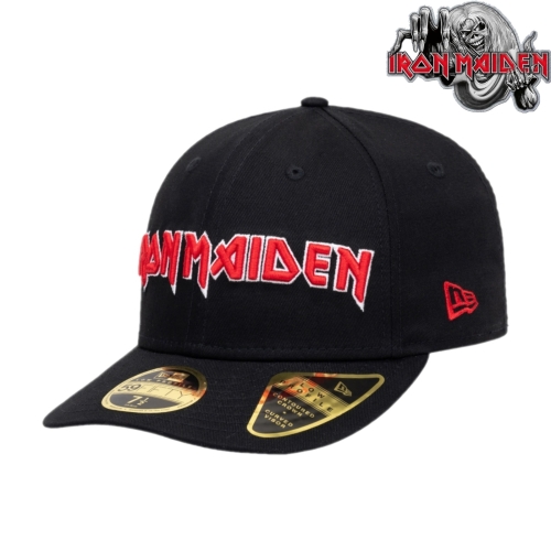 뉴에라 14111674 아이언 메이든 메탈 플레이트 로우 프로파일 사이즈캡 블랙