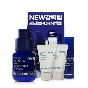아모레퍼시픽 이니스프리 레티놀 그린티 PDRN 스킨부스터 앰플 25ml (기획세트)