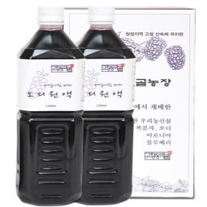 오디 원액 1L 2병