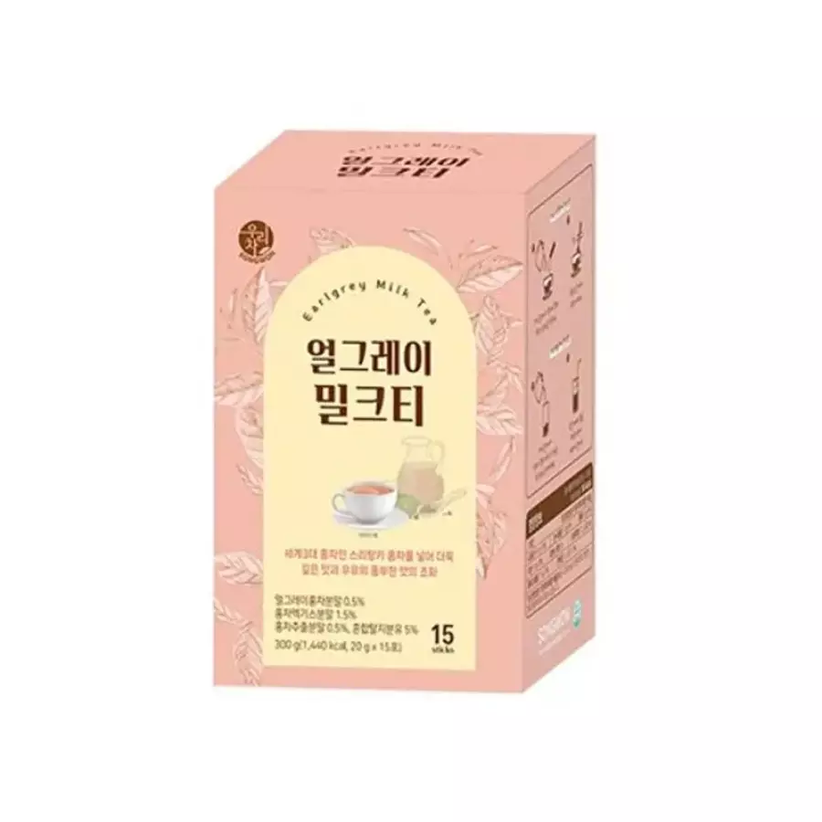 송원식품 우리차 얼그레이 밀크티 15개입 (6개)_이미지
