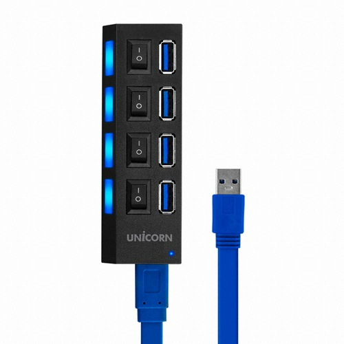 서진네트웍스 UNICORN XH-Q4 (4포트/USB 3.0)