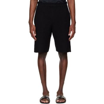 이세이미야케 블랙 플리세 니트 쇼츠 154298479