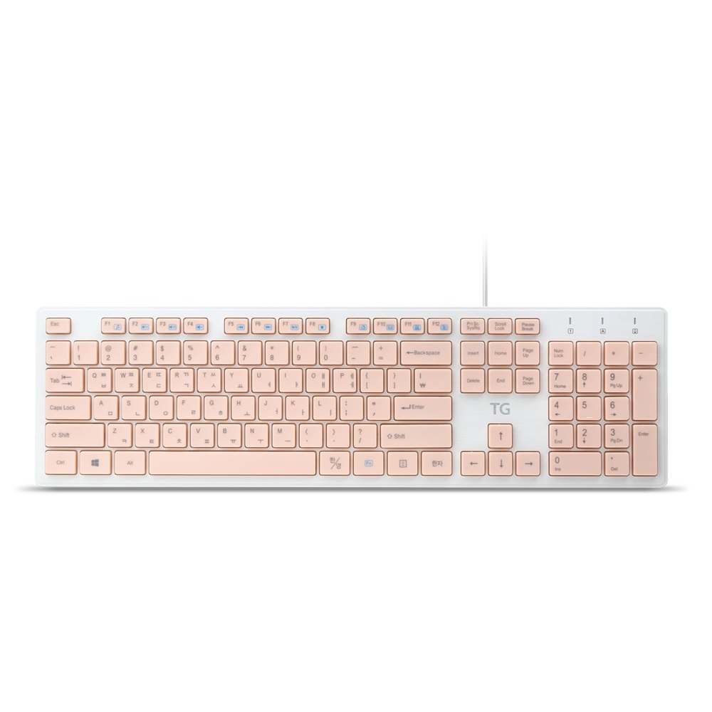 TG삼보 TG-K500U 유선 키보드 (핑크)_이미지