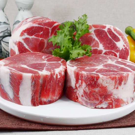 누리푸드 프리미엄 목삼겹 보쌈용 500g (2개)_이미지