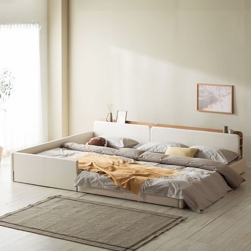 디베이 보드 저상형 수납형 LED 패밀리침대 SS+SS