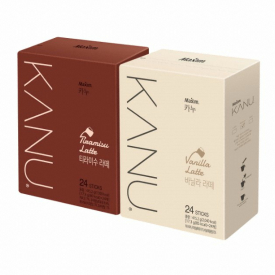 바닐라 라떼 24T+티라미수 라떼 24T