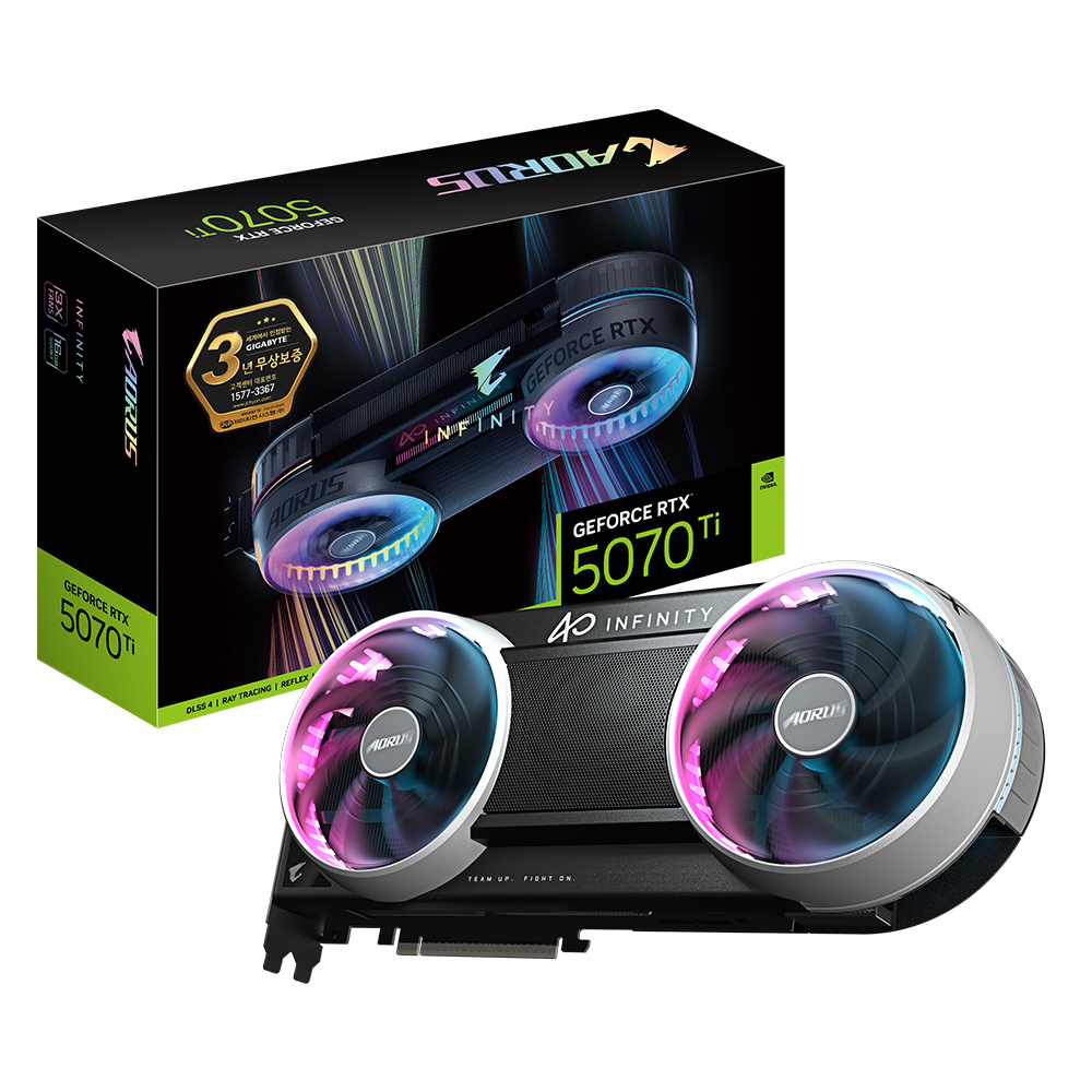 지포스 RTX 5070 Ti INFINITY D7 16GB 제이씨현