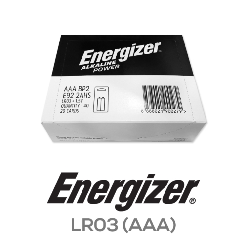 LR03 AAA사이즈 알카라인 포장 40개입 1.5V 건전지 LR03 AAA 40개입