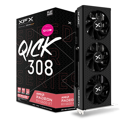 XFX �󵥿� RX 6600 XT QICK 308 BLACK D6 8GB