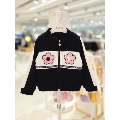 프렌치캣 티파니1 네이버 꽃 집업 점퍼 Q61DAJ010_이미지