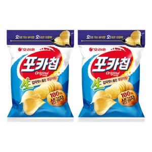 포카칩 오리지널 지퍼백 266g, 2개