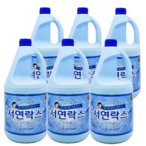 서연락스 2L X6개 살균 소독 악취제거 표백 락스