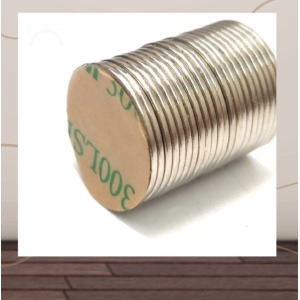 3M 스티커자석 접착식 붙이는 원형 둥근 납작 얇은 마그네틱