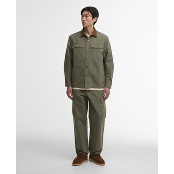 남성 올리브 Spey Poplin Relaxed 팬츠 URPA6E003L3_이미지