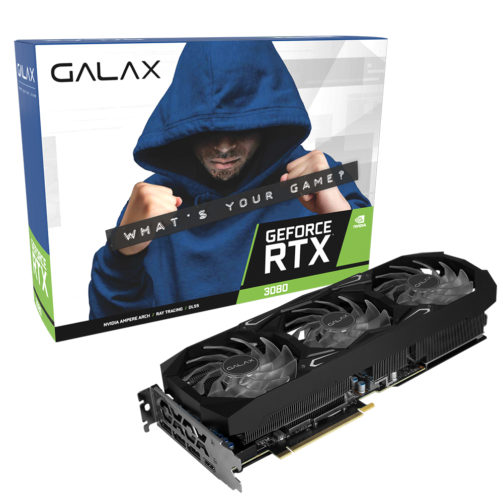 갤럭시 갤라즈 GALAX 지포스 RTX 3080 SG OC D6X 12GB LHR