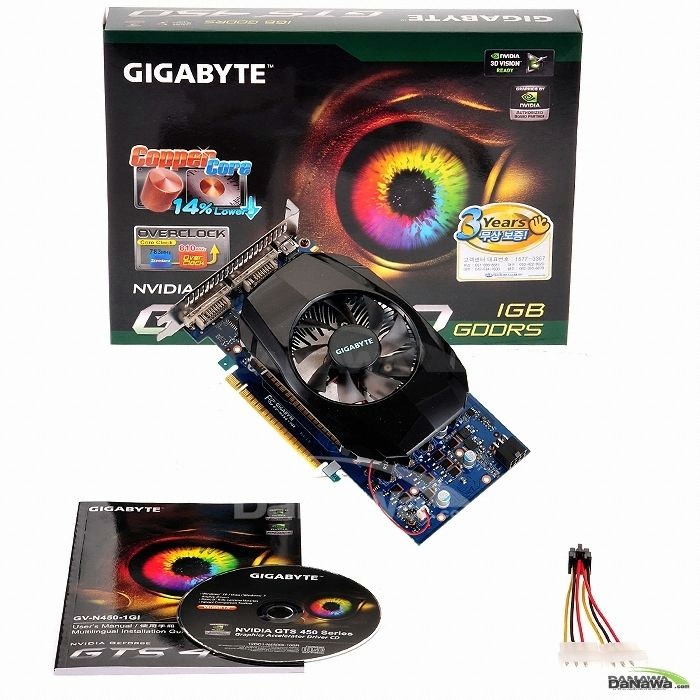 GIGABYTE ������ GTS450 D5 1GB ������