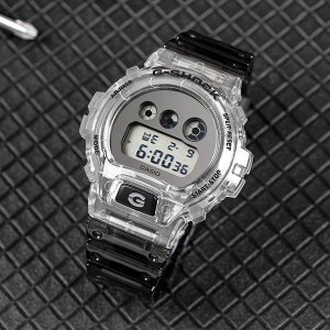 G-SHOCK 남성 클리어 스켈레톤 시계_DW-6900SK-1
