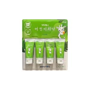 제니튼 닥터제니 저불소 어린이 치약 60g (4개)_이미지