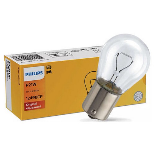 필립스 프리미엄 시그널램프 싱글 12V 10개 (P21W)_이미지