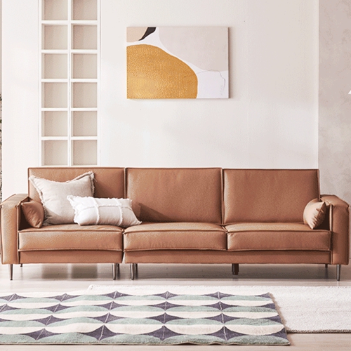 디에르 미르 천연통가죽 소파 4인용