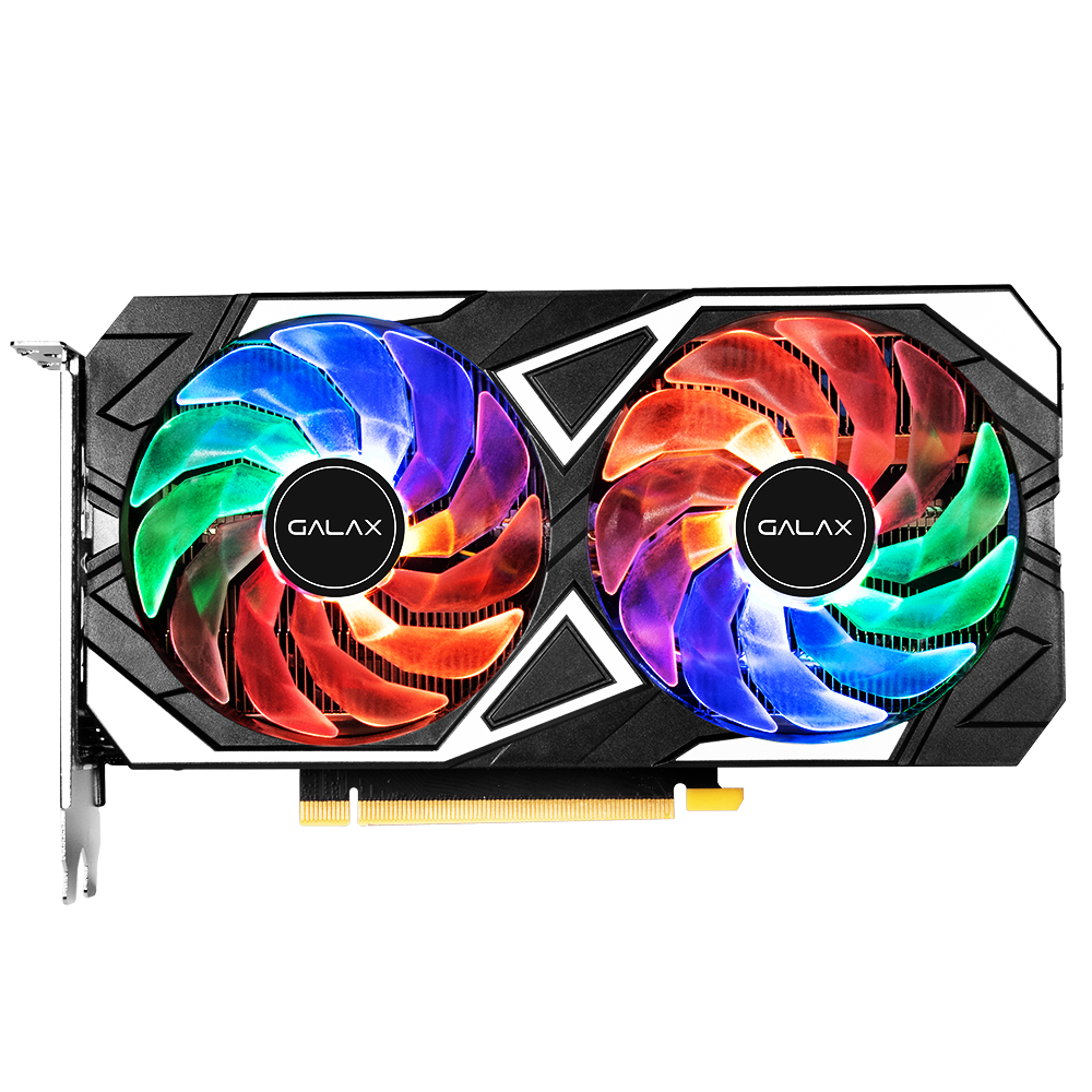 갤럭시 갤라즈 GALAX 지포스 RTX 3050 EX BLACK OC D6 8GB_이미지