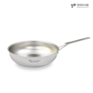 키친아트 퀸즈 IH 통5중 무연마제 316스텐 궁중팬 (26cm)