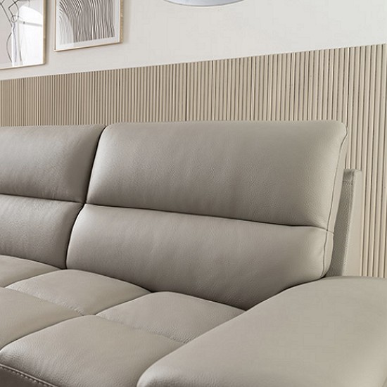 삼익가구 매그넘 천연통가죽 소파 3인용 (스툴별도)_이미지