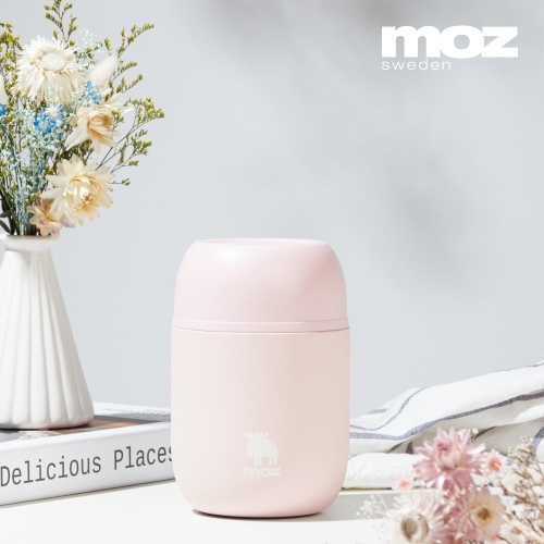 MOZ 스웨덴 316 스텐 푸드자 보온 도시락 보온 죽통 480ml 베이비핑크 1개