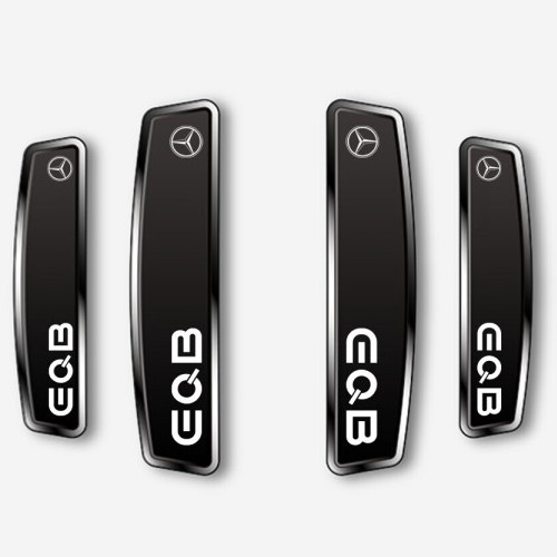 DXSOAUTO 블랙 쉴드 엠블럼 도어가드 (벤츠 EQB)_이미지