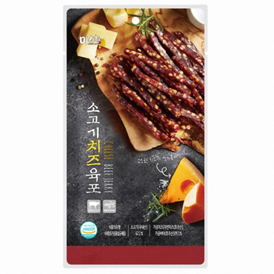 미소어육 소고기 치즈 육포 80g