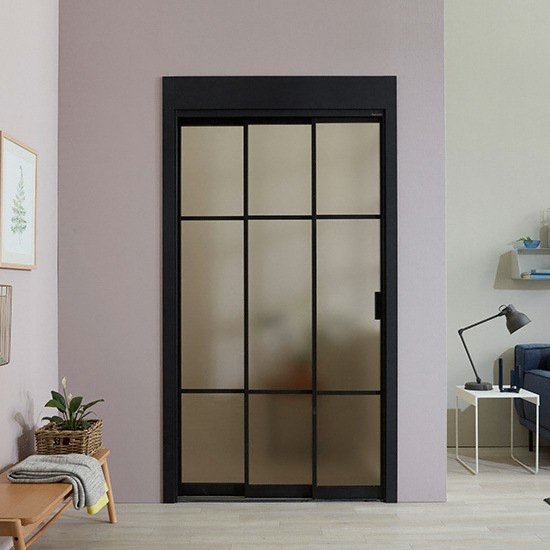 에몬스홈 루나 샤틴브론즈유리 수퍼슬림도어 (~1.4m)