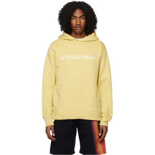 어콜드월 옐로우 에센셜 후디 ACWMW083 FLAXEN BEIGE