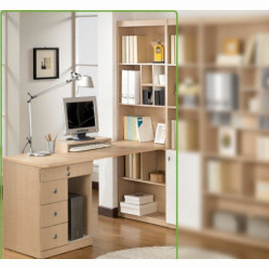 인센스 로망스 책상세트+책장 625 (150x59cm)_이미지