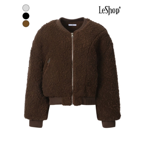 르샵 여성 봄버 뽀글이 패딩 점퍼 BP9JP012A_이미지