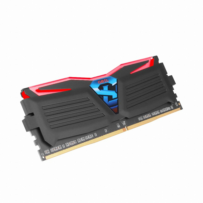 GeIL DDR4-2400 CL17 SUPER LUCE BLACK 레드 패키지 (32GB(16Gx2))_이미지