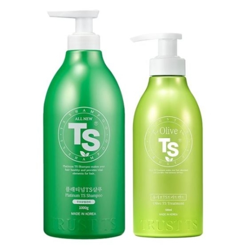 플래티넘 TS 샴푸 1000g+프리미엄 TS 컨디셔너 500ml 2종세트