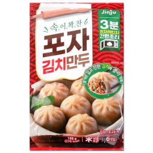 진주햄 포자 김치만두 168g (10개)_이미지