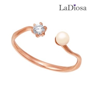 라디오사 14K La Diosa 라디오사 진주 반지 LK14JJ-8775R