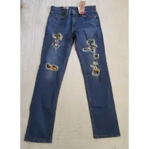 리바이스바디웨어 남성 511 슬림핏 스트레치 청바지 자연 패치 데님 4960955